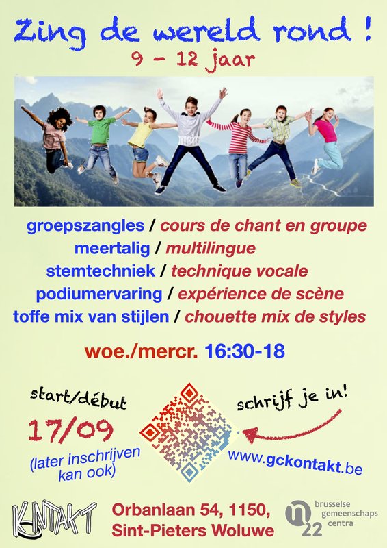 Workshops Groepszangles  Zing wereld rond ! 
