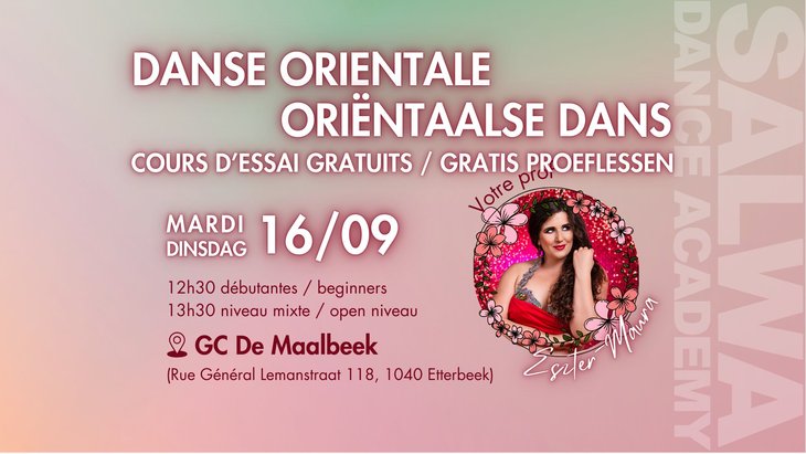 Workshops Buikdanslessen tijdens lunchpauze Schumanwijk