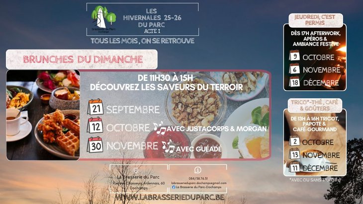 Ontspanning Zondagsbrunch - smaken het terroir