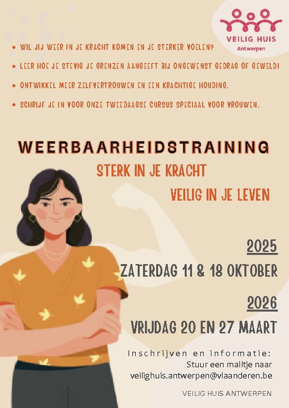 Workshops Weerbaarheidstraining voor vrouwen