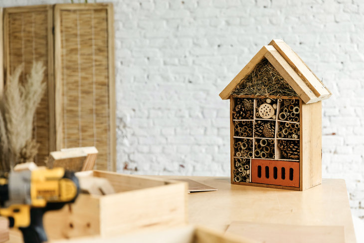 Workshops Bijenhotel maken