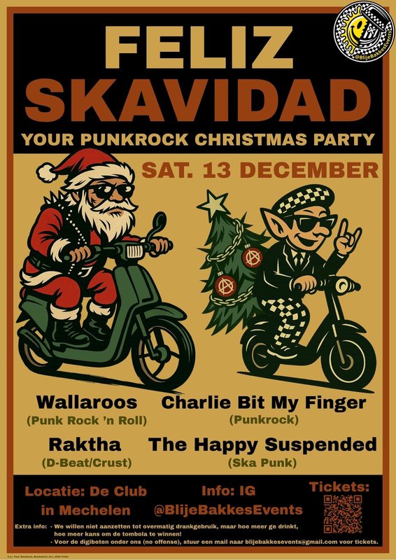 Concerten Feliz Skavidad - Your punkrock Christmas party