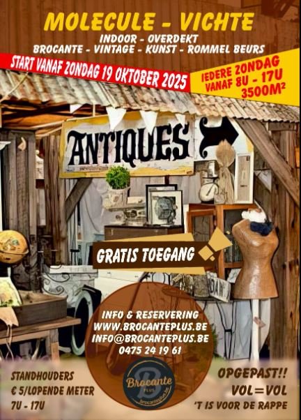  Antiek - Brocante - Rommelmarkt Indoor/Outdoor Molecule Vichte