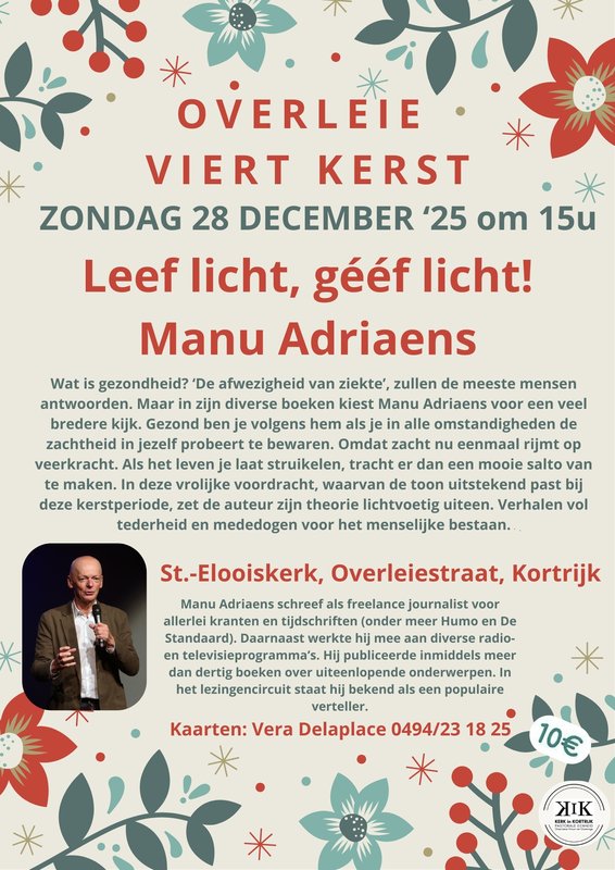 Ontspanning Overleie viert Kerst