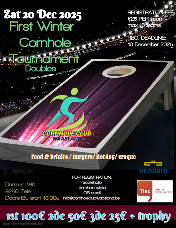 Ontspanning Cornhole winter tournament