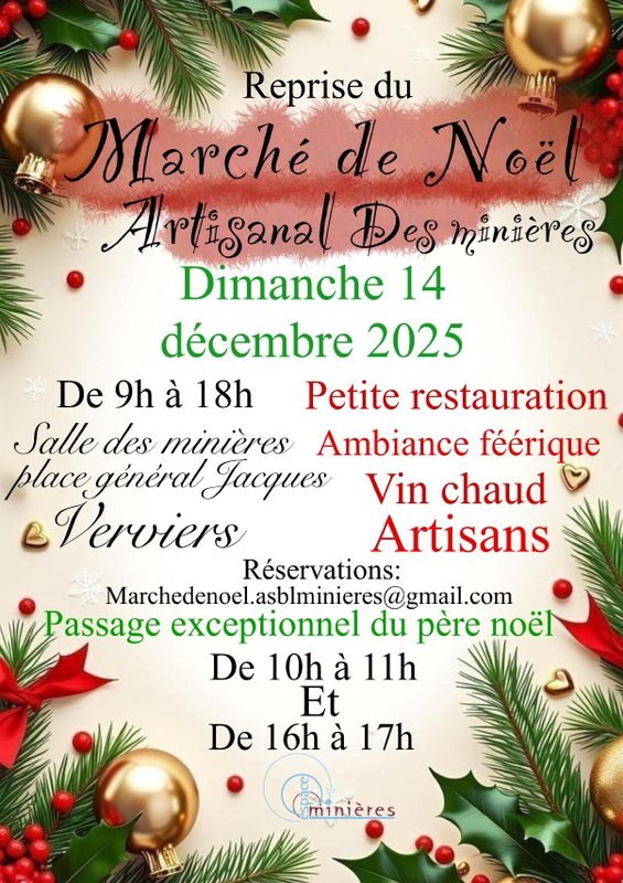 Kerstmarkten Kerstmarkt ambachtelijke producten Les Minières