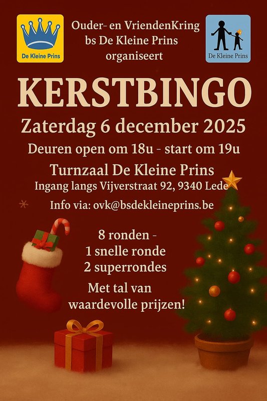 Ontspanning Kerstbingo De Kleine Prins