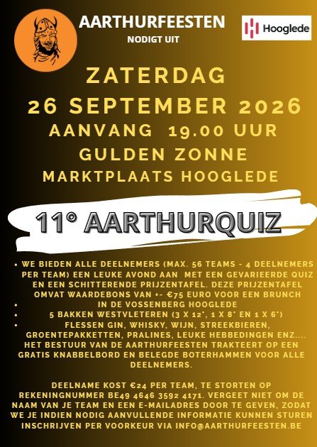 Nachtleven 11° Aarthurquiz