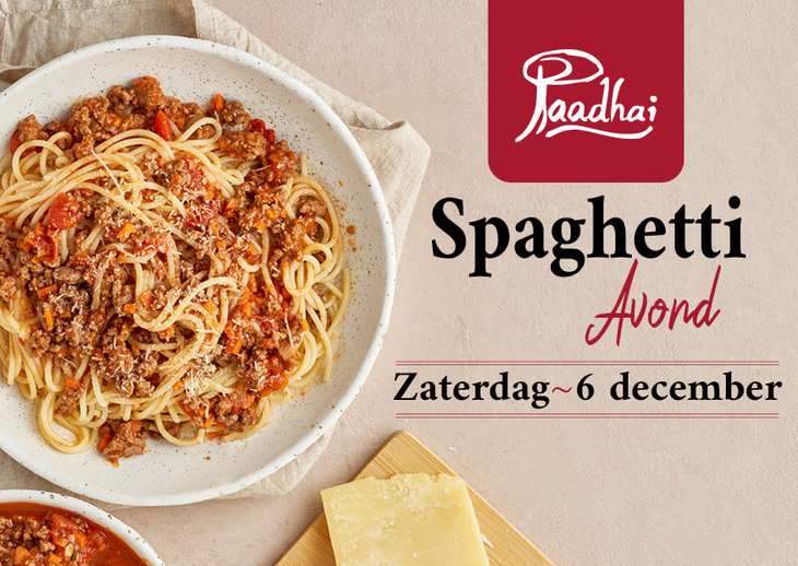 Nachtleven Paadhai Spaghettiavond eet voor goede doel 