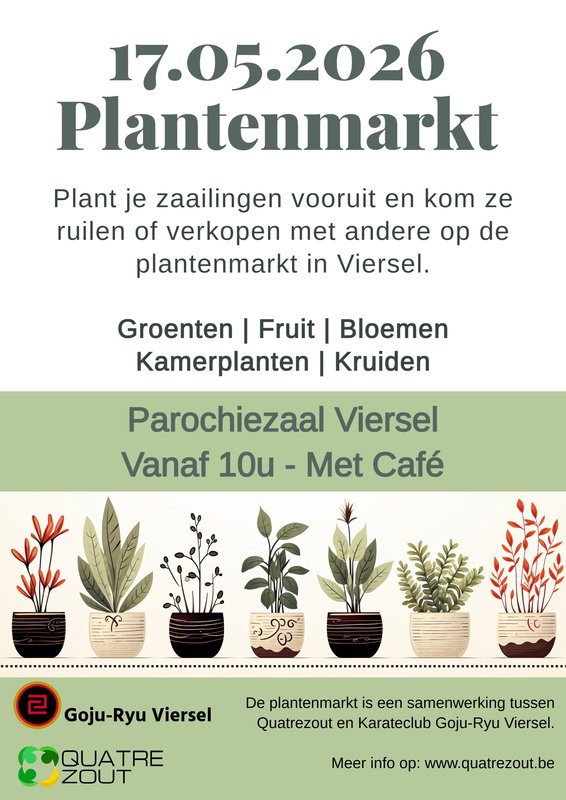 Ontspanning Plantenmarkt Café - Ruilen Verkopen