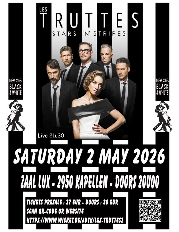 Nachtleven Les Truttes 2026 - Stars ‘N’ Stripes - 30th Anniversary Tour
