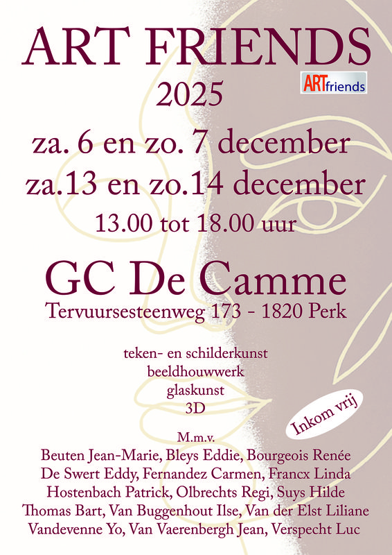 Tentoonstellingen Artfriends stelt tentoon