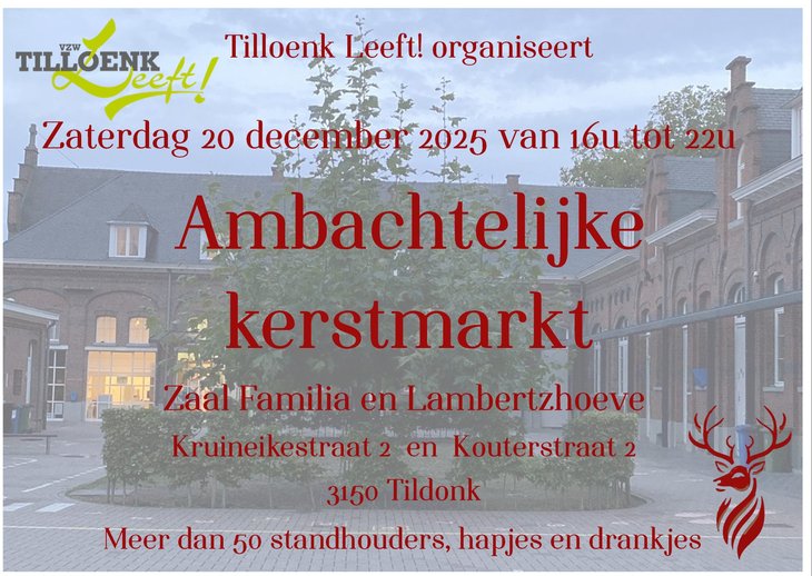 Kerstmarkten Ambachtelijke kerstmarkt