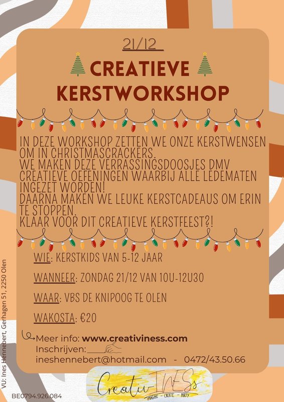 Workshops Creatieve kerstworkshop