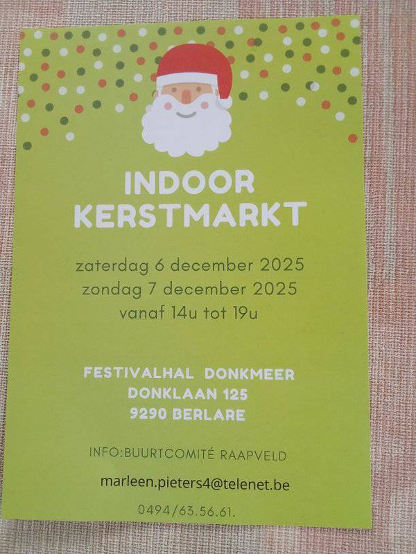 Kerstmarkten Indoor kerstmarkt