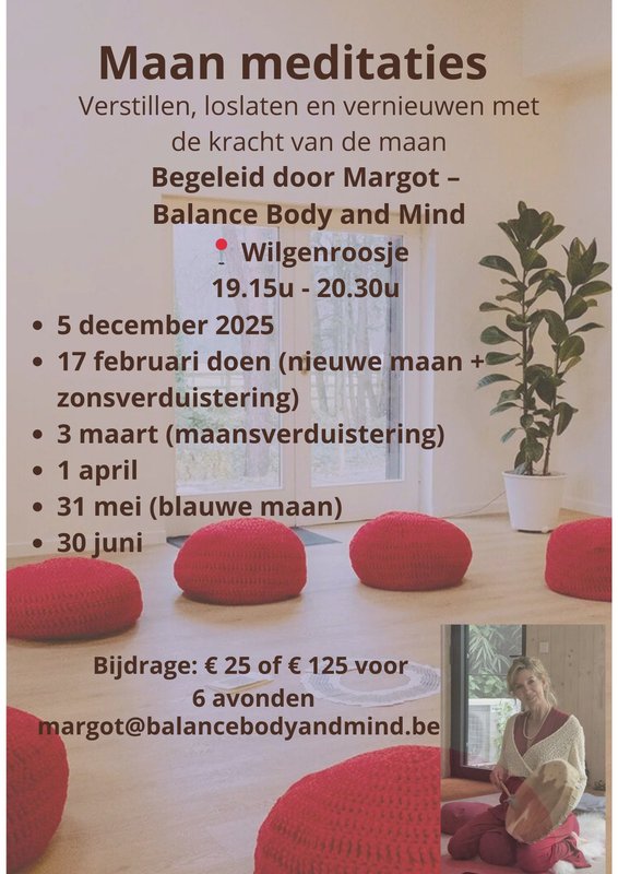 Workshops Medidatie: Verbinding onder maanlicht december