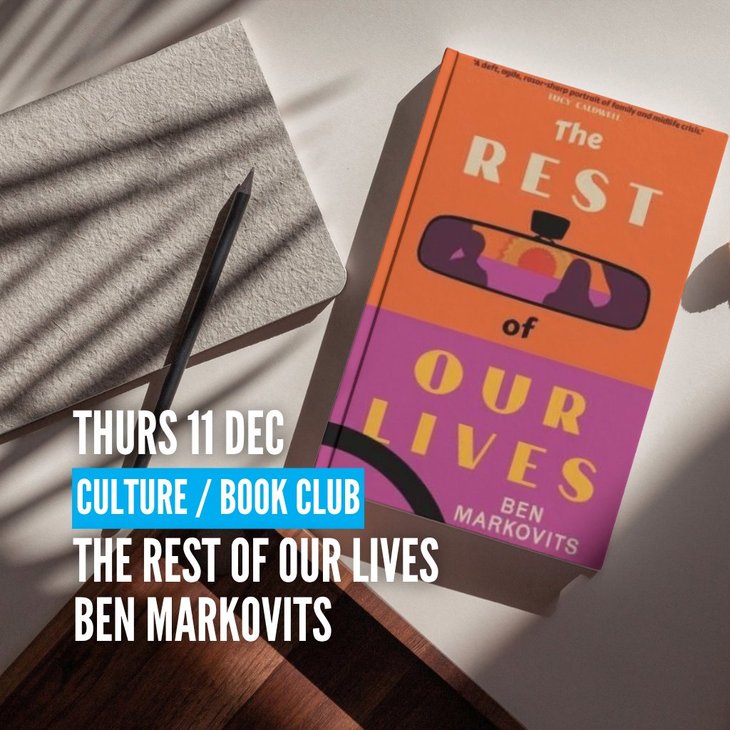 Voordrachten Book Club: Rest Our Lives Ben Markovits