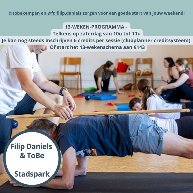 Workshops Functional Training - Begin Zaterdag gezonde beweging
