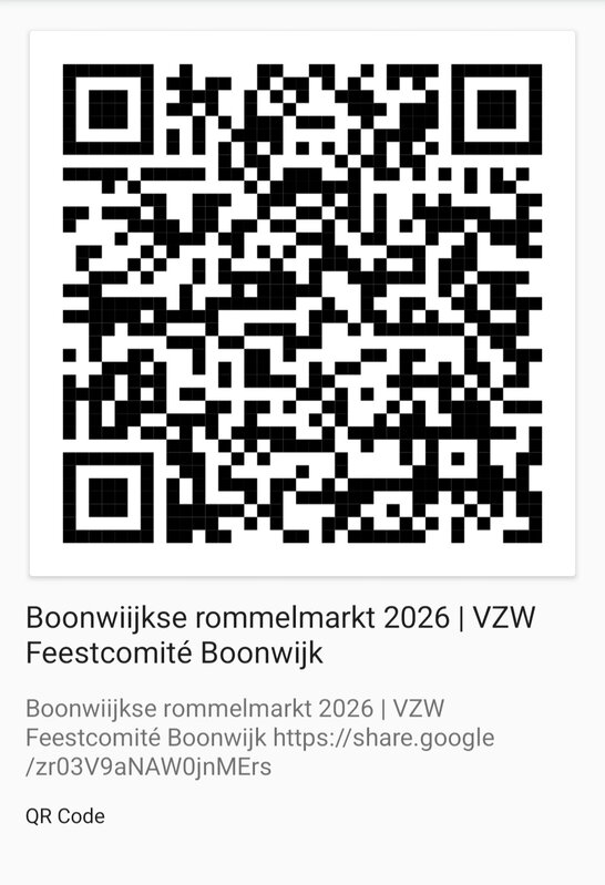  Grote Boonwijkse rommelmarkt