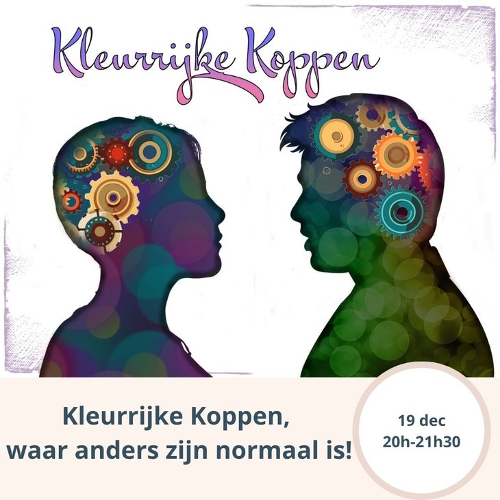 Workshops Kleurrijke Koppen, waar anders zijn normaal 