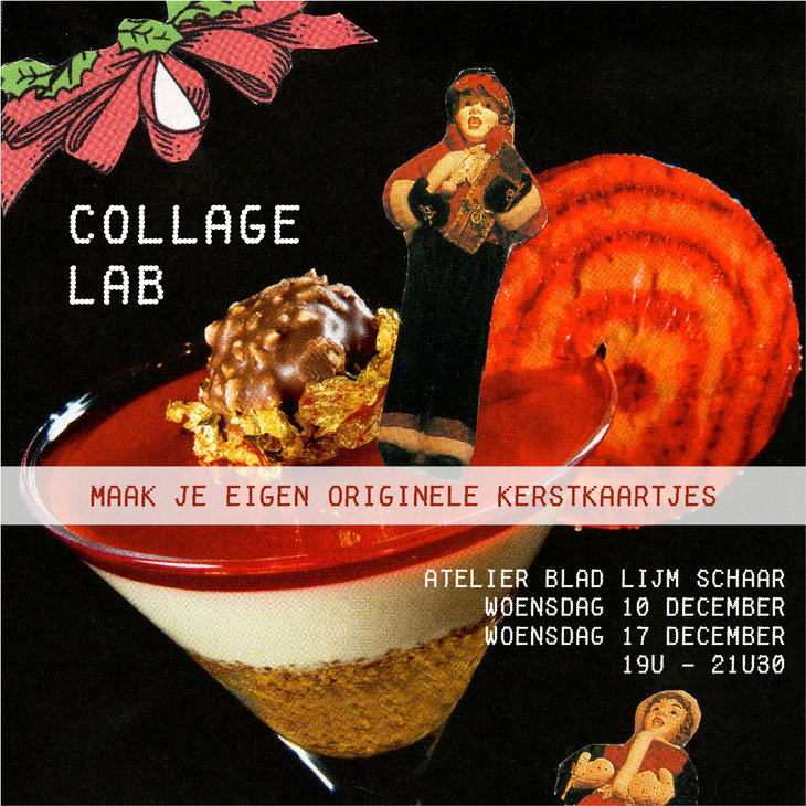 Workshops Collage Lab: kerstkaartjes