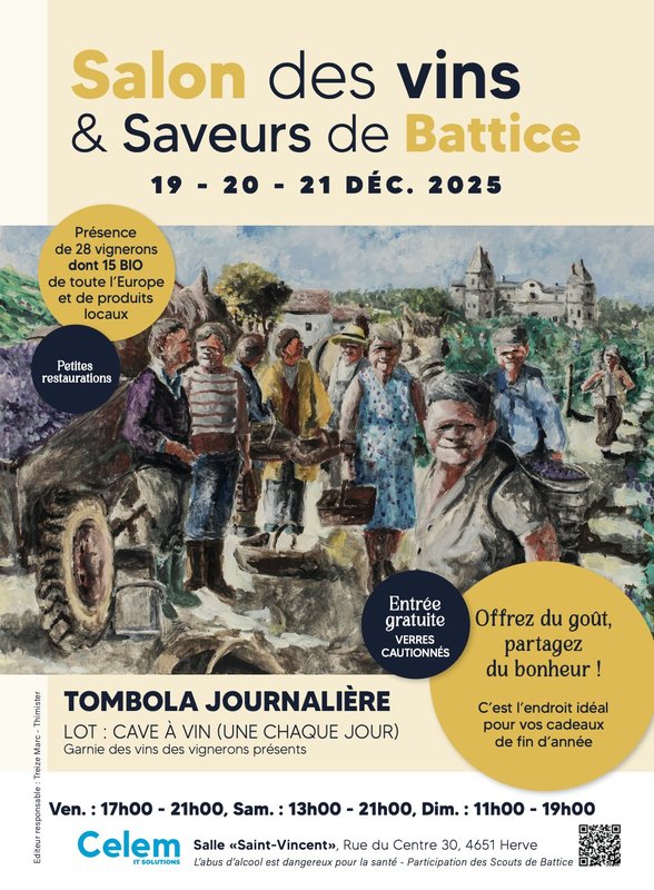 Ontspanning 1e Salon Wijnen & Smaken Battice