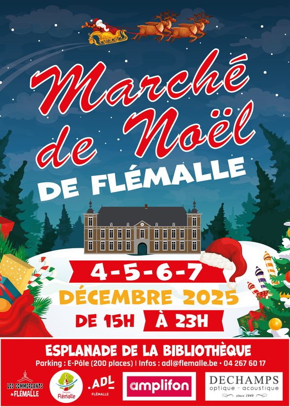 Kerstmarkten De kerstmarkt Flémalle
