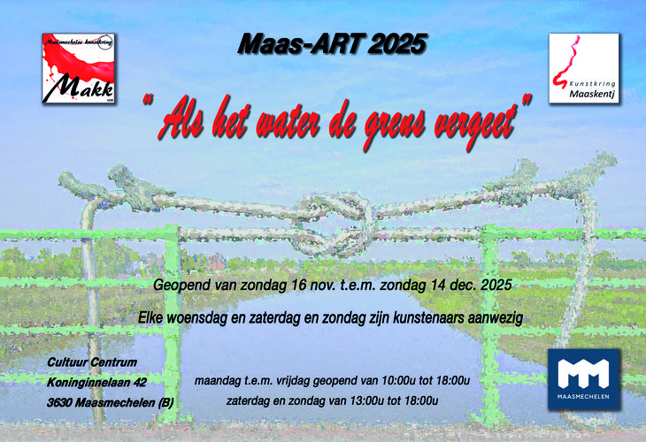 Tentoonstellingen Kunsttentoonstelling   het water grens vergeet 