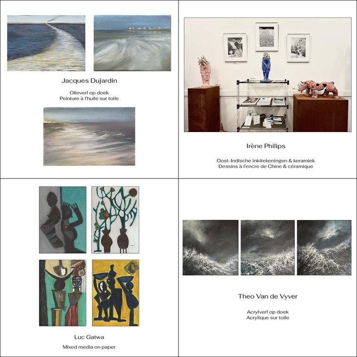 Tentoonstellingen Klein & Groot Formaat - Irène Philips, Jacques Dujardin,Theo De Vyver, G