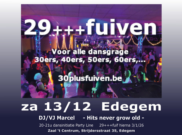 Nachtleven 29+++fuif  dj Marcel  dansinitiatie Party Line (linedance)