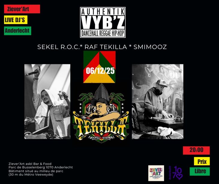 Concerten Authentique Vib z - Hip-Hop/Reggae/Ragga