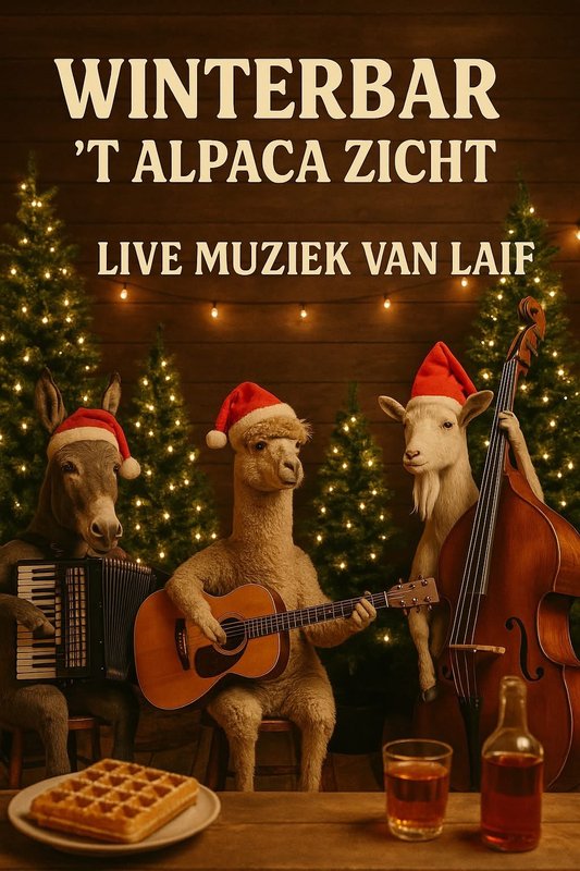Ontspanning Gezellige winterbar live kerstsongs door Laif