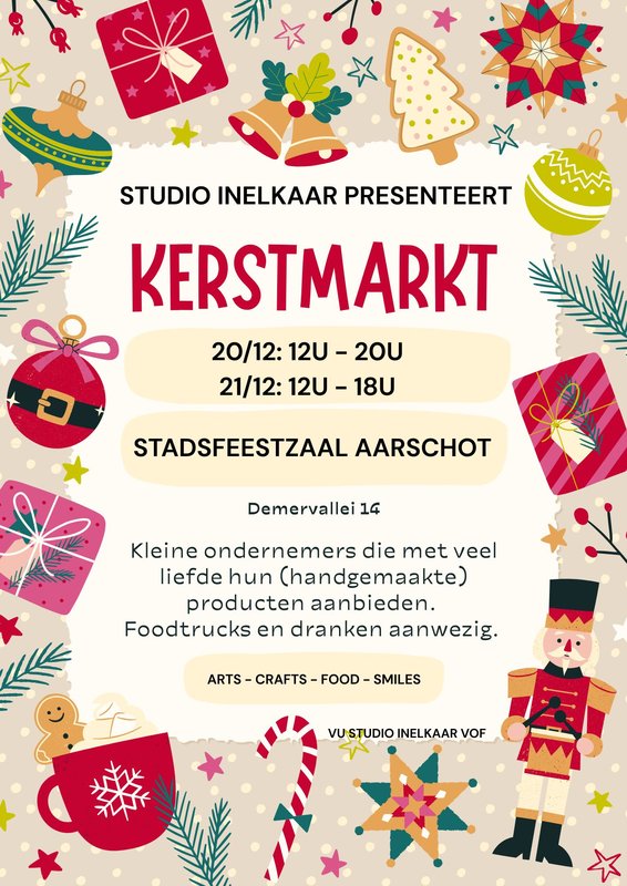 Kerstmarkten Studio InElkaar Kerstmarkt