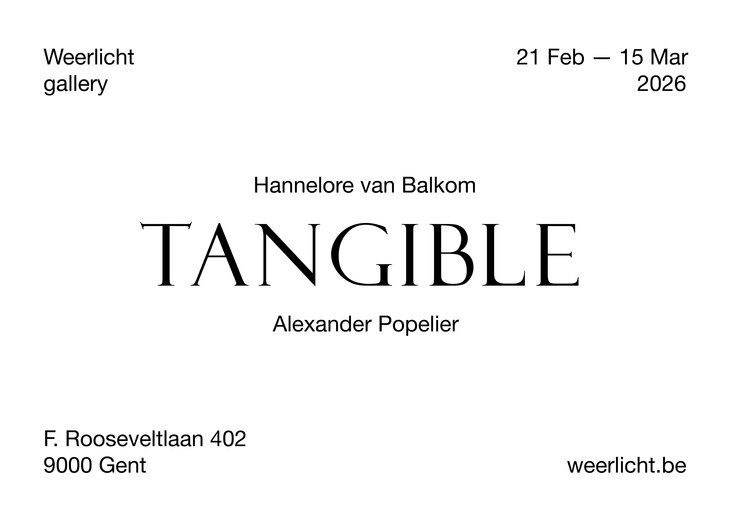 Tentoonstellingen Tangible