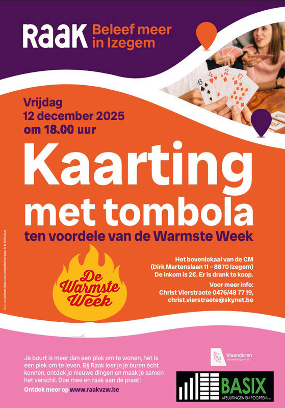 Ontspanning Kaarting voor Warmste week