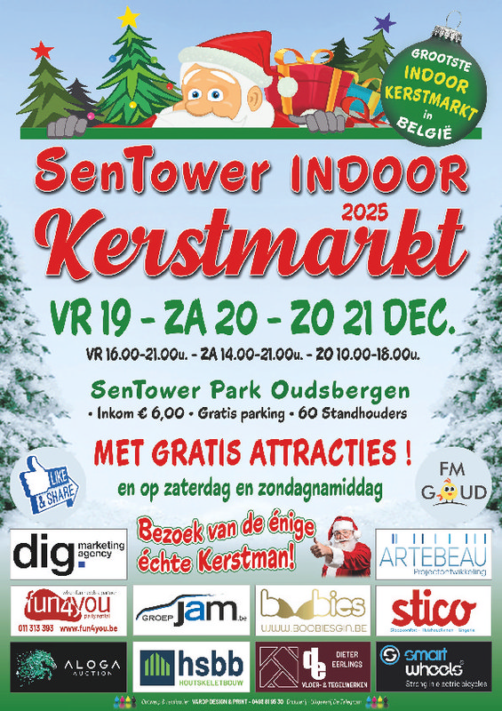 Kerstmarkten Sentower Indoor Kerstmarkt
