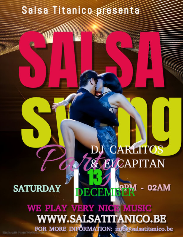 Nachtleven Disco swing, salsa, bachata, kizomba Party