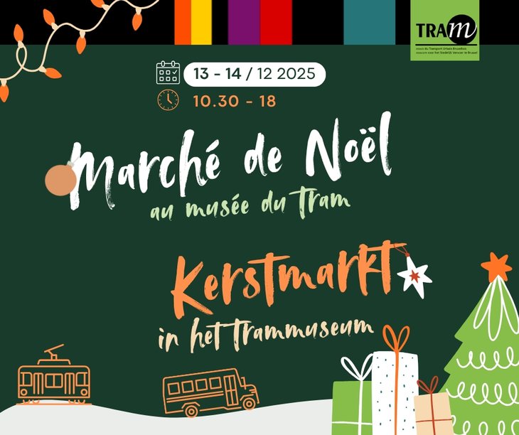 Kerstmarkten Het trammuseum organizeert zijn kerstmarkt