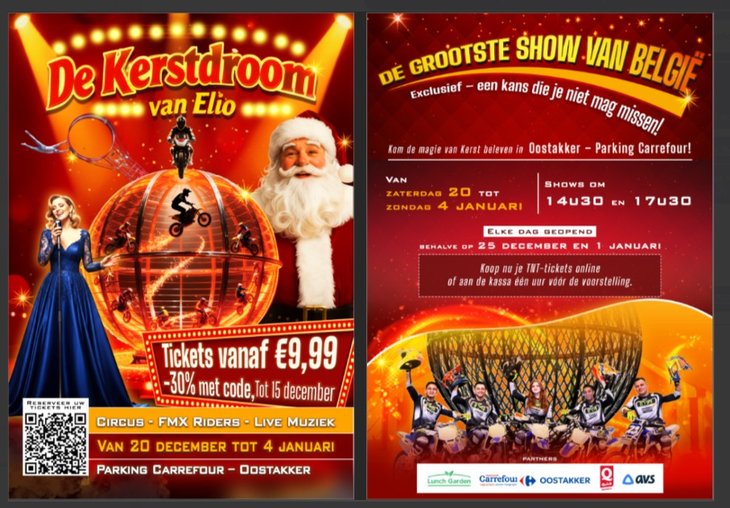 Voorstellingen De Kerstdroom Elio - Wonderland