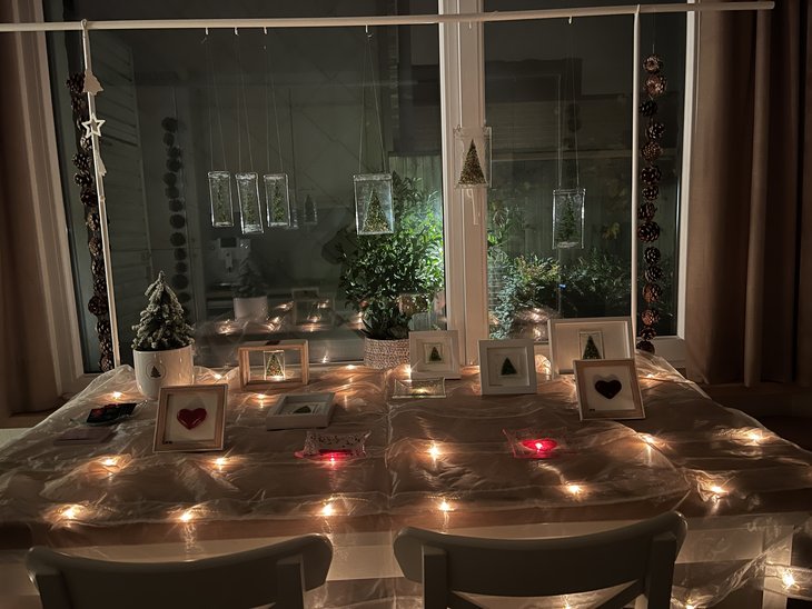 Ontspanning Glascreaties Marleen Dotselaere - Kerst Open Deur