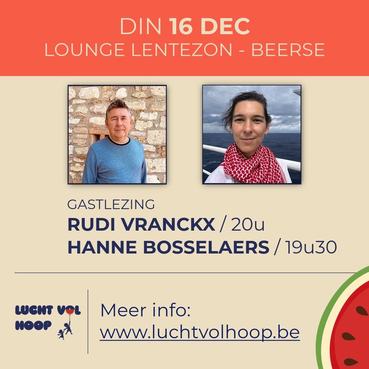 Voordrachten Gastlezing Rudi Vranckx & Hanne Bosselaers