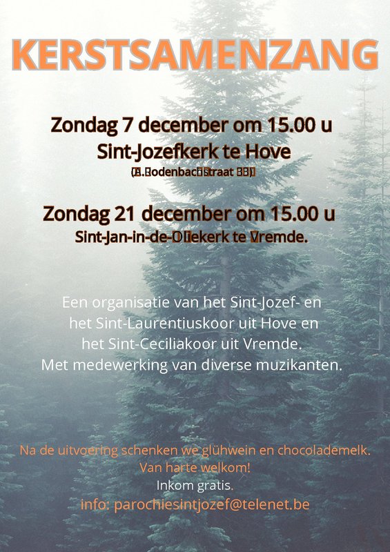 Concerten Kerstsamenzang