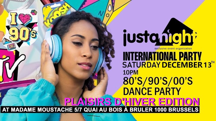 Nachtleven Plaisirs 80's 90's 2000's - International party chez Moustache