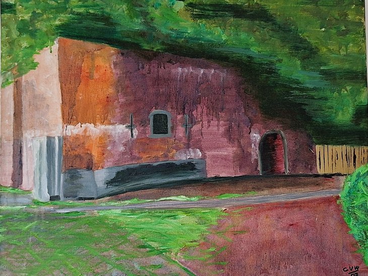 Ontspanning Historische wandeling langs door fortgebouwen tentoonstelling