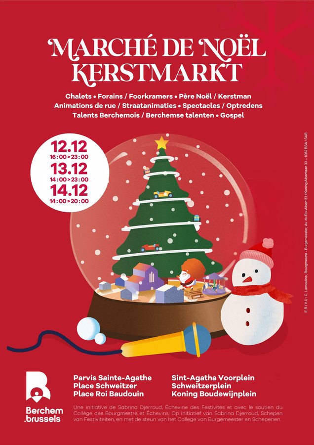 Kerstmarkten Kerstmarkt Sint-Agatha-Berchem 2025