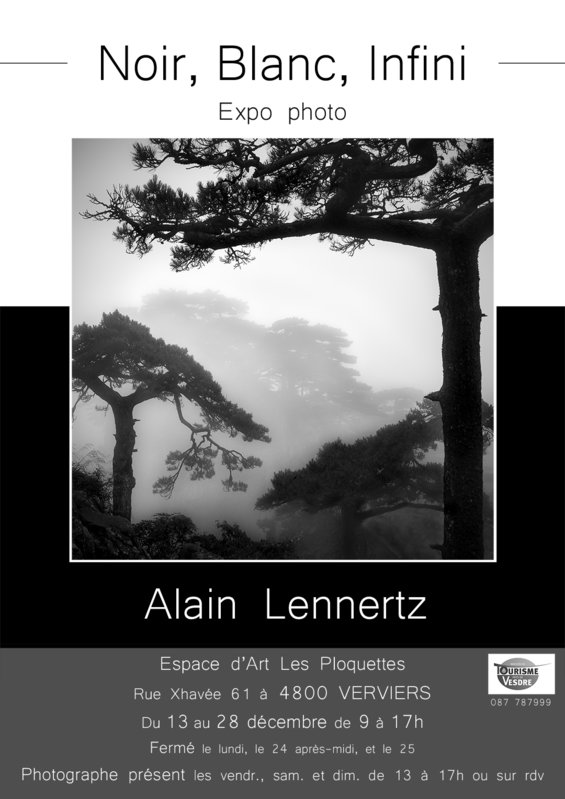 Tentoonstellingen Fototentoonstelling “Zwart, Wit, Oneindig”