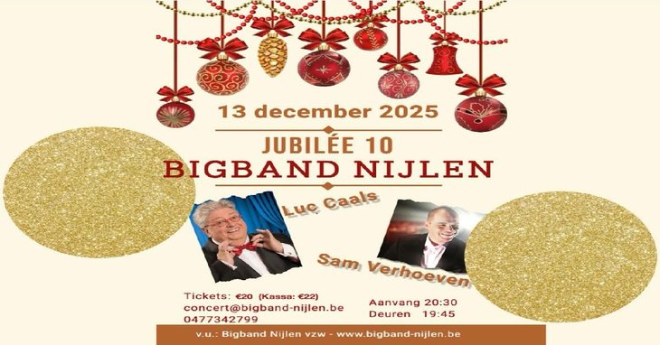 Concerten Bigband Nijlen concert “jubilée 10”