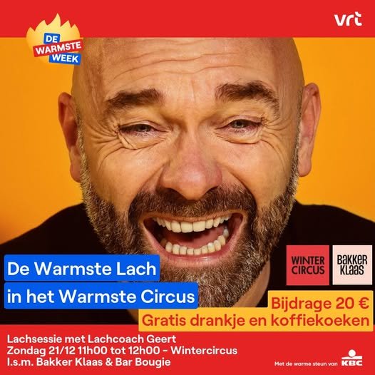 Workshops De Warmste Lach het Warmste Wintercircus