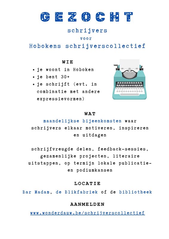 Workshops Schrijverscollectief