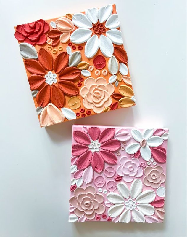 Workshops Acryl: schilderen structuren